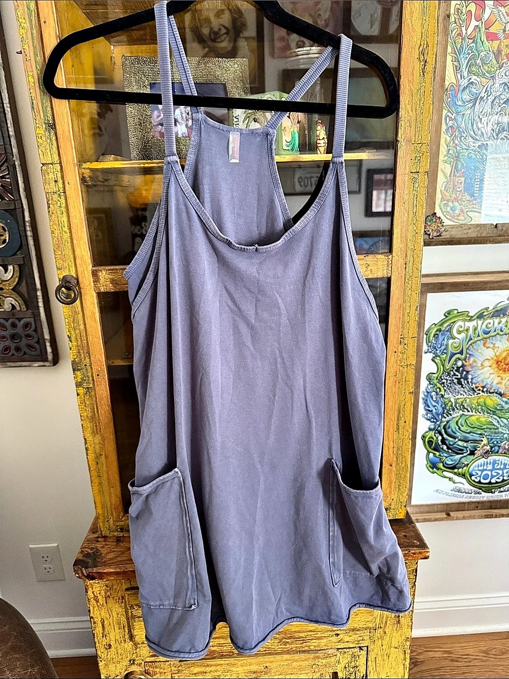 Pikolinos Pocket Midi Dress in Purple Size Medium NWT